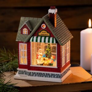 Lysande Juldekoration med Glitter - Tomtens Hus
