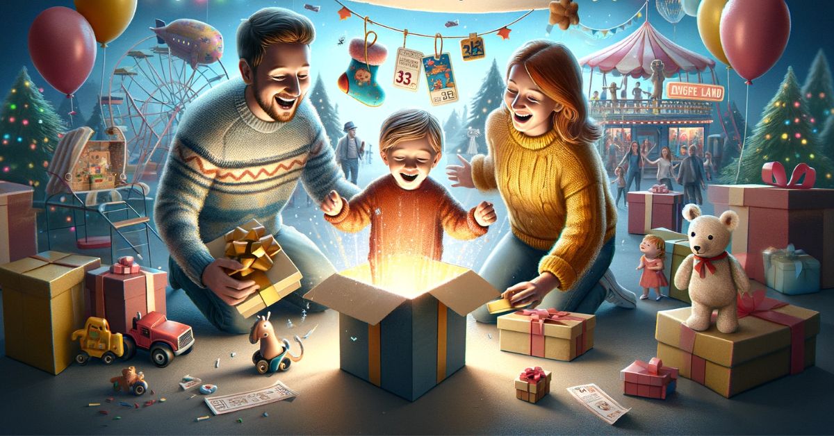 present till 3 åring som har allt