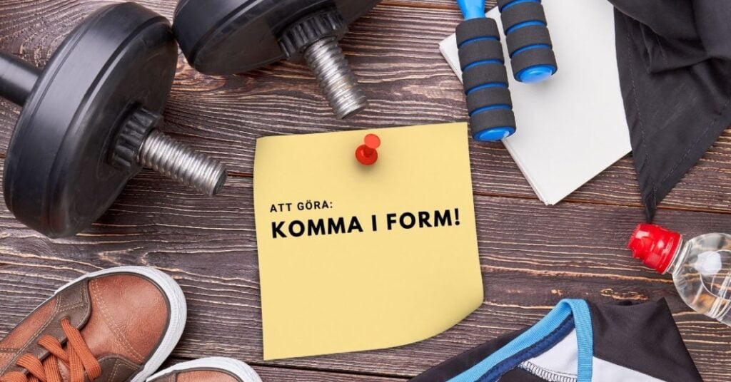 Present komma i form