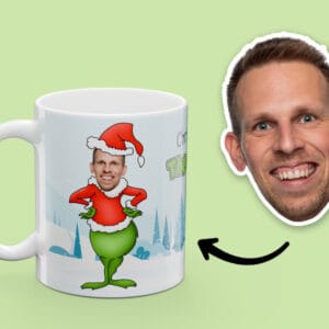 Personlig Mugg med Foto - The Grinch