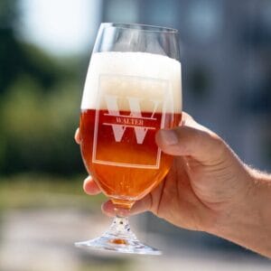 Personligt Spiegelau Ölglas med Gravyr - Bokstav & Namn