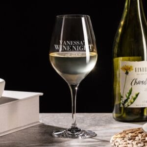 Personligt Spiegelau Vitvinsglas med Gravyr - Egen Text