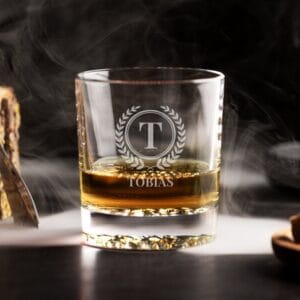 Personligt Spiegelau Whiskyglas med Gravyr - Bokstav & Namn