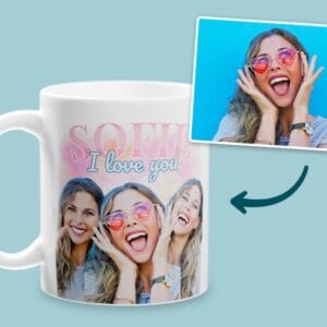 Mugg med Fotocollage - 90s Design