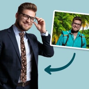 Personlig Slips med Foto - Multiface