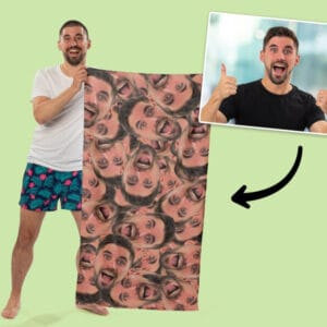 Personligt Badlakan med Foto - Multiface